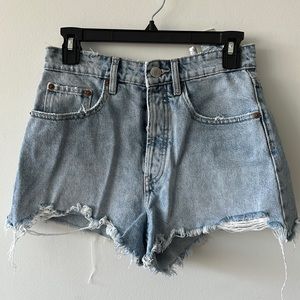 Denim shorts